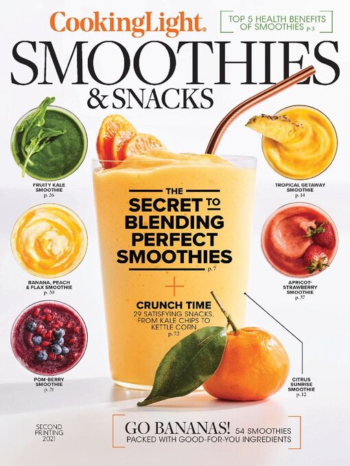 Title details for Cooking Light Smoothies & Snacks by Dotdash Meredith - Available
